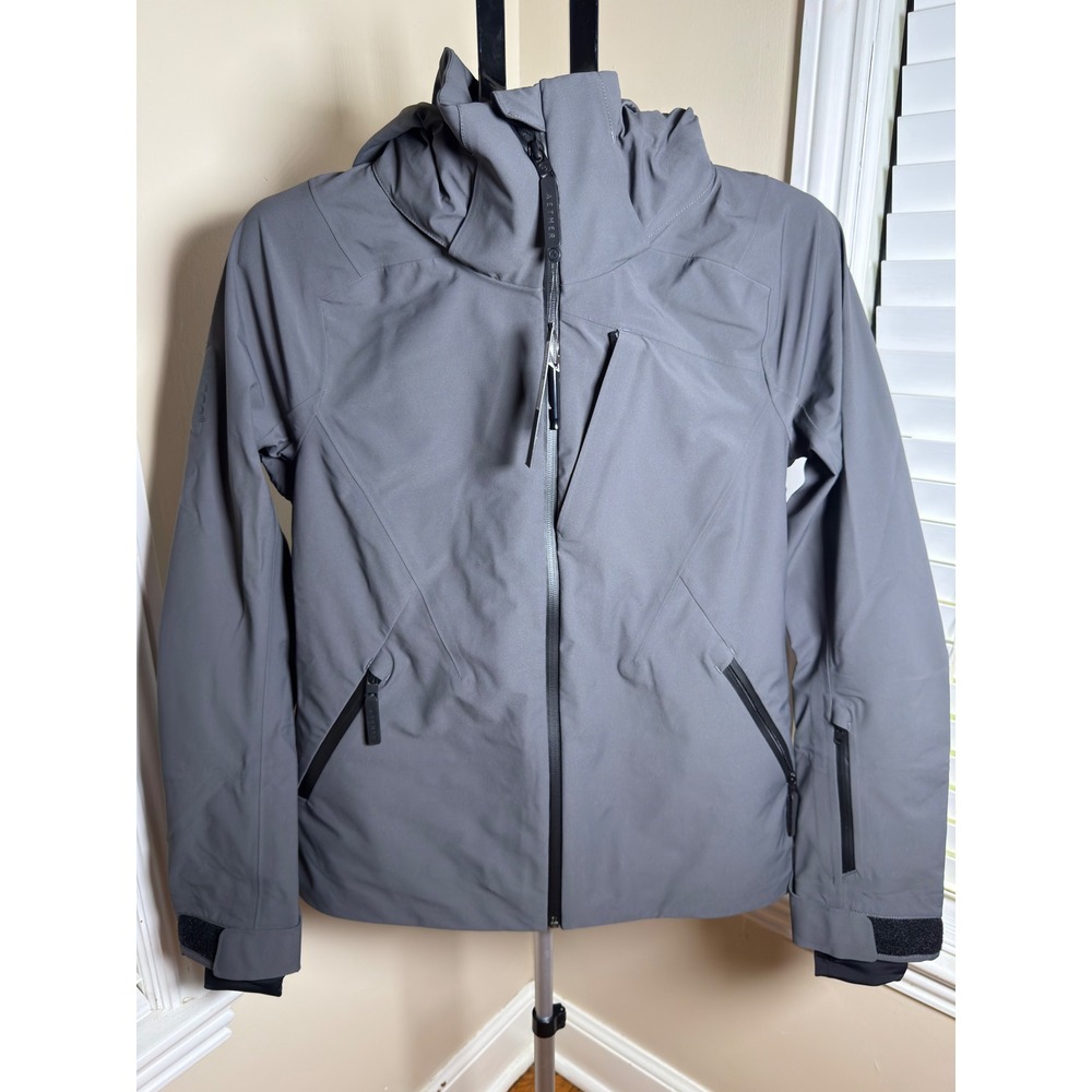 AETHER Cirque Shell Jacket Womens Small Graphite Waterproof RECCO Ski WO1358